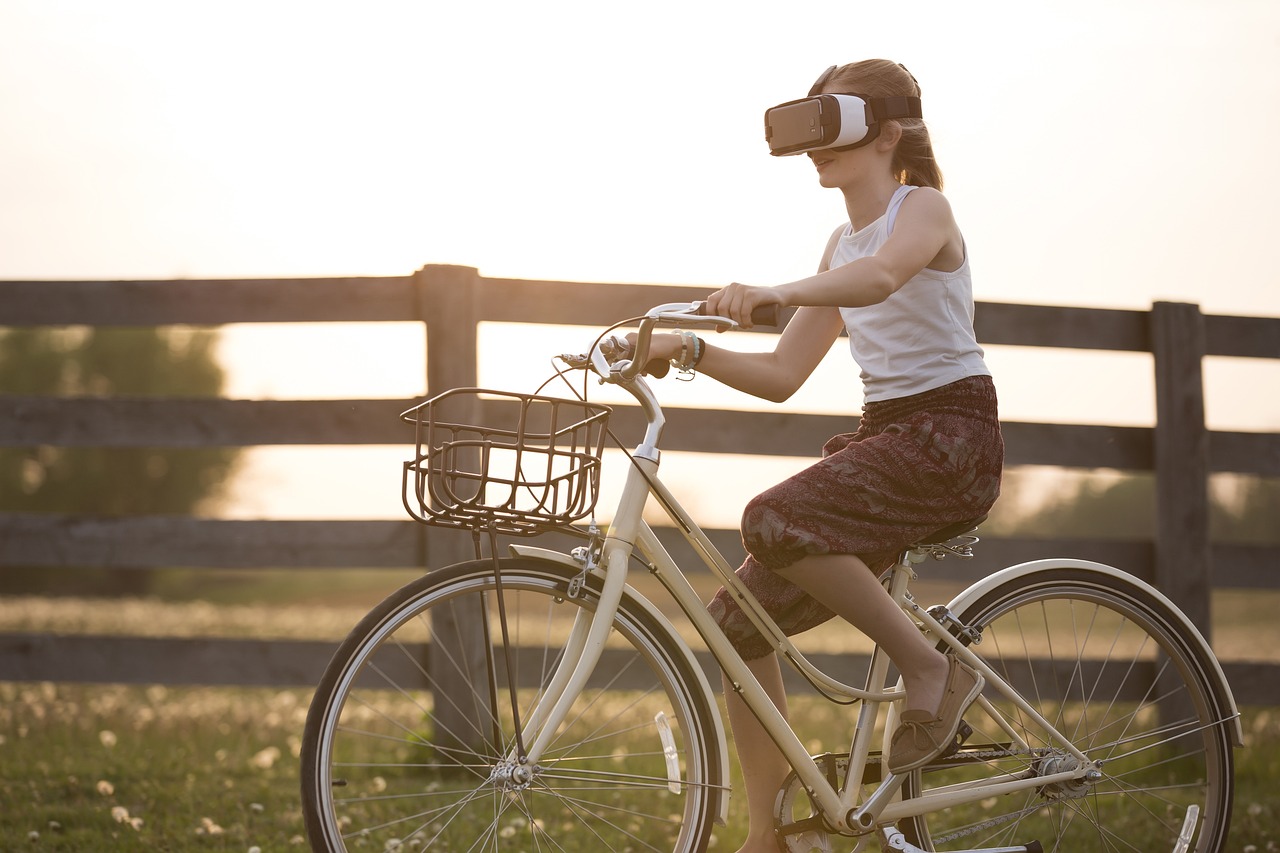 augmented reality, bicycle, girl-1853592.jpg
