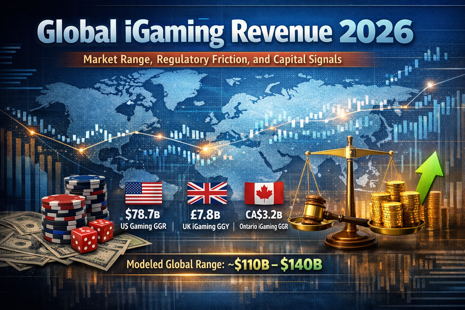 Global iGaming Revenue 2026 Outlook: Market Range and Regulatory Pressures